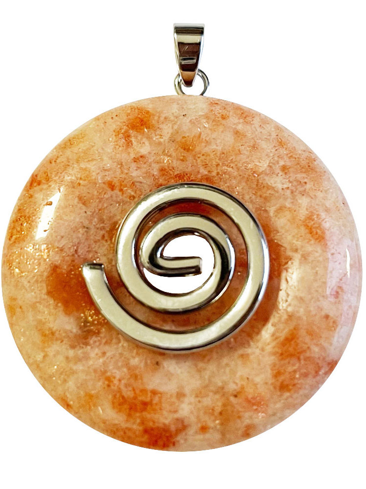 Pendentif Pierre de Soleil - PI chinois ou Donut