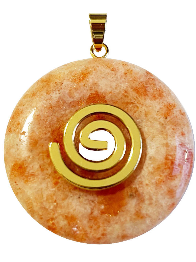 Pendentif Pierre de Soleil - PI chinois ou Donut