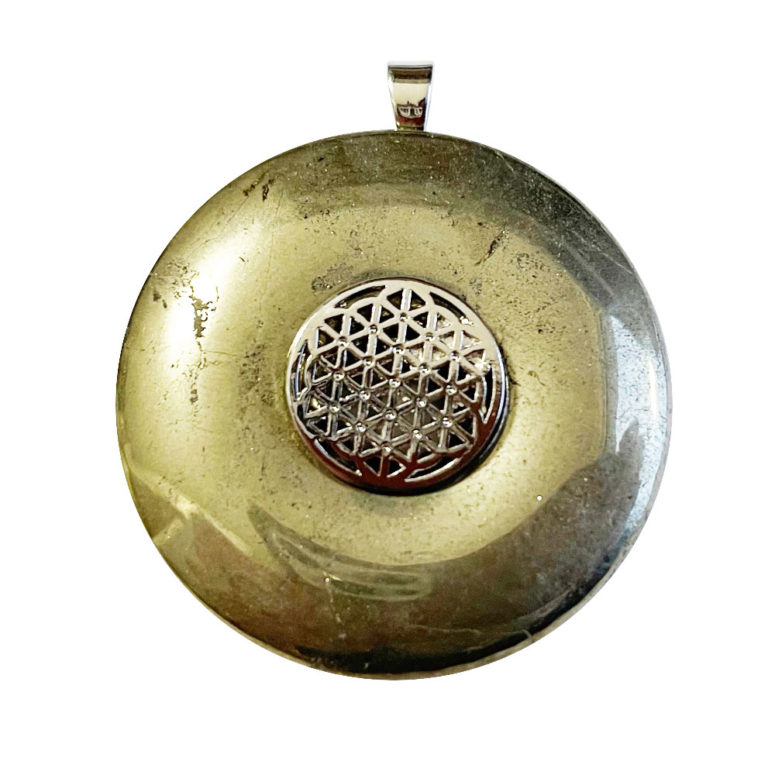 Pendentif Pyrite - PI chinois ou Donut