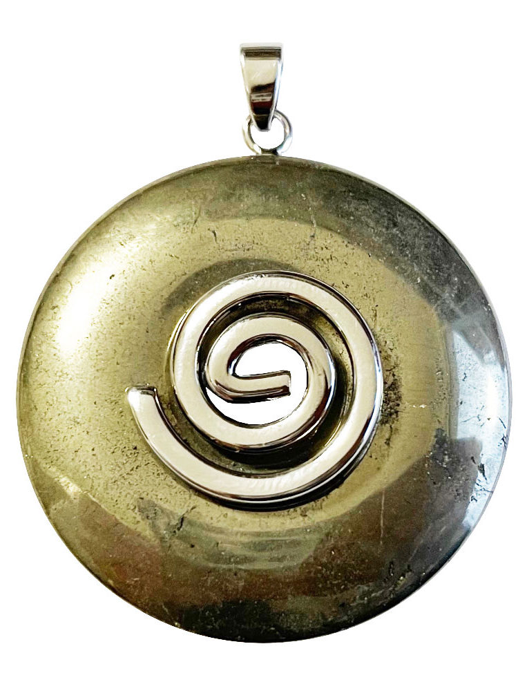 Pendentif Pyrite - PI chinois ou Donut