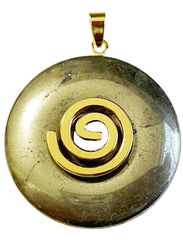 Pendentif Pyrite - PI chinois ou Donut