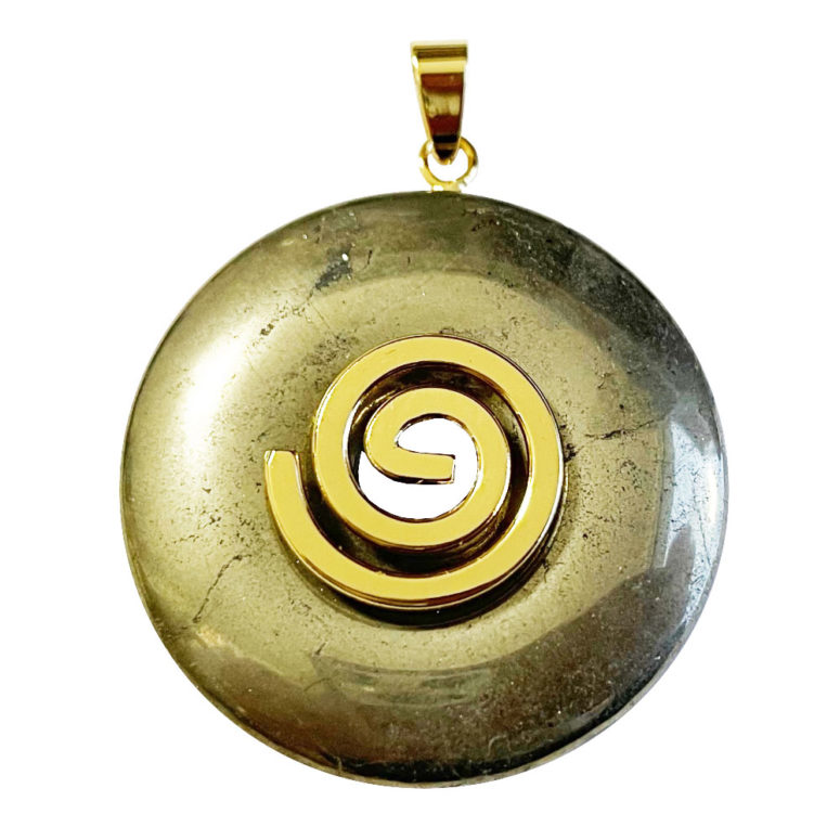 Pendentif Pyrite - PI chinois ou Donut