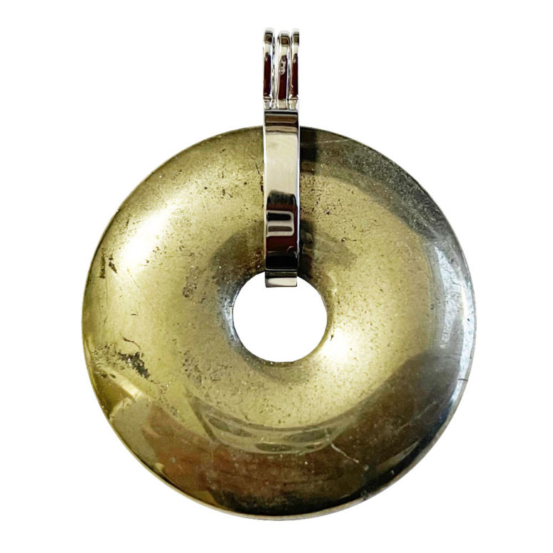 Pendentif Pyrite - PI chinois ou Donut