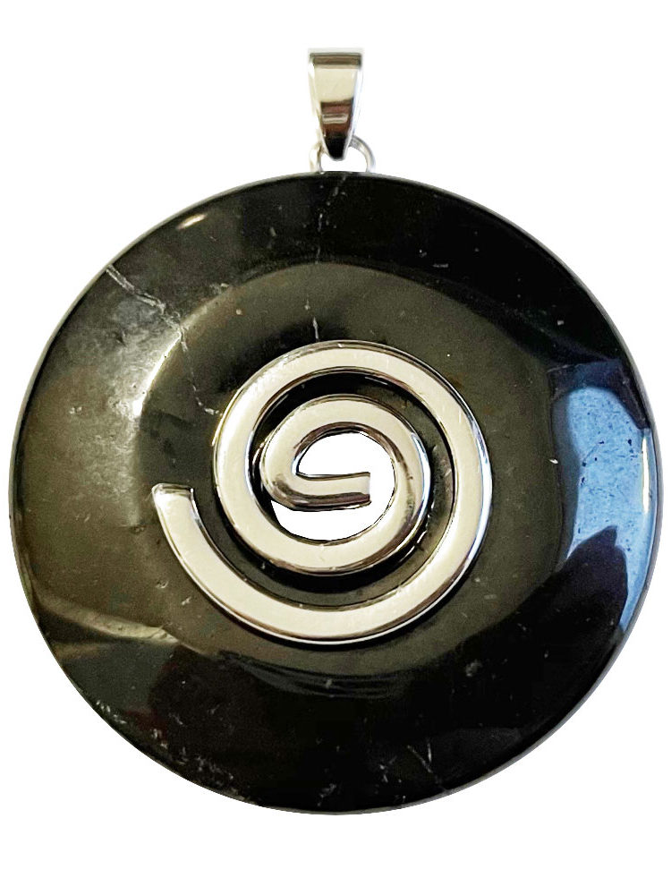 Pendentif Shungite - PI chinois ou Donut