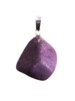 pendentif purpurite pierre roulée