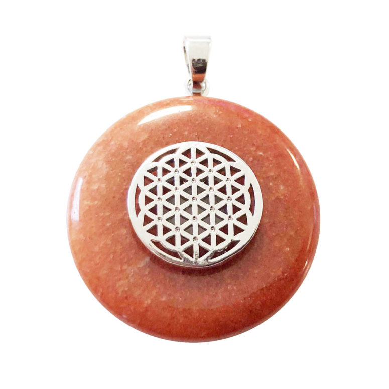 pendentif quartz de feu pi chinois