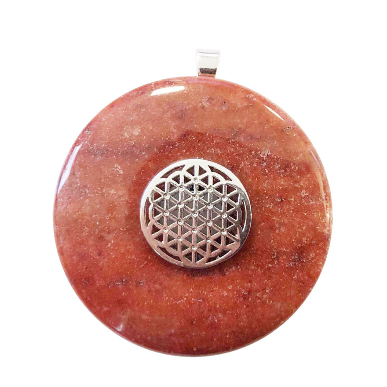 pendentif quartz de feu pi chinois