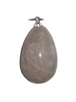 pendentif quartz fumé goutte eau