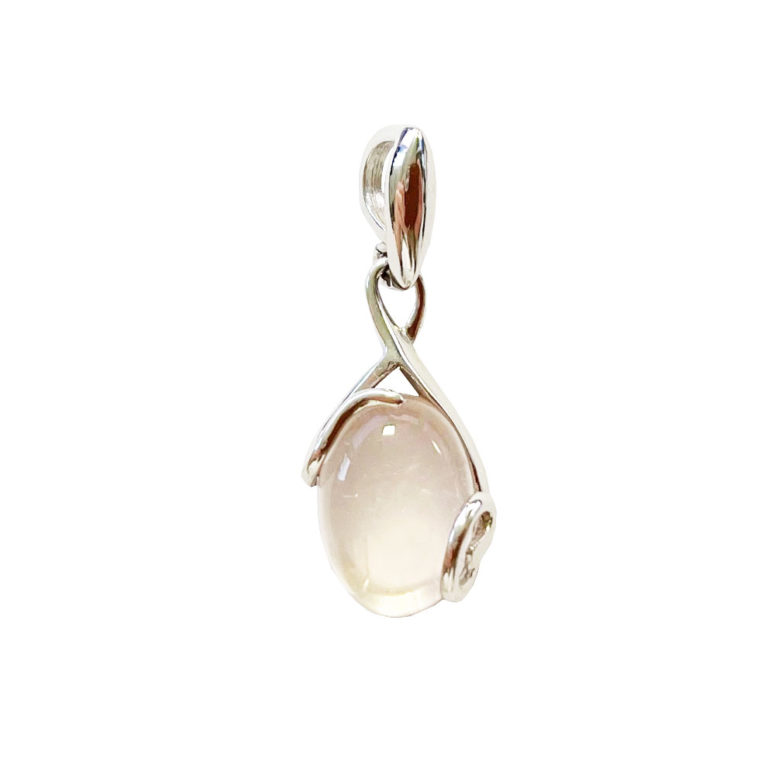 pendentif Quartz rose oceane