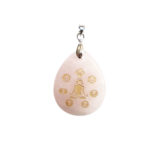 pendentif quartz rose yoga 7 chakras