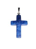 pendentif sodalite croix