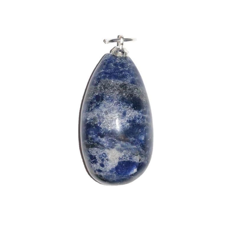 pendentif sodalite goutte eau