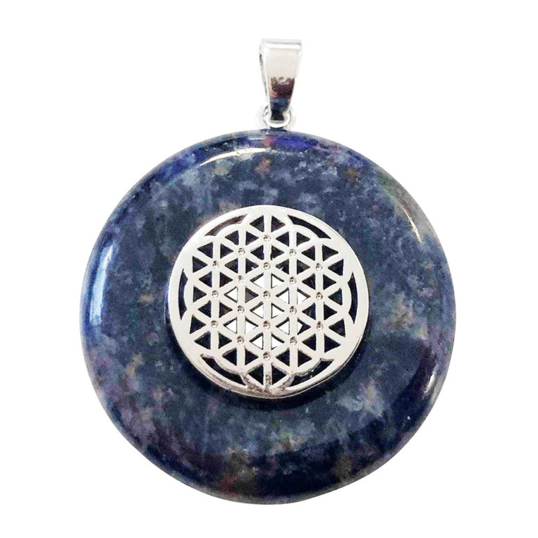 pendentif sodalite pi chinois