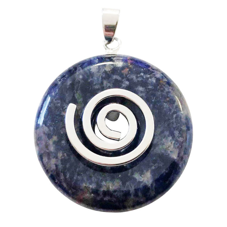 pendentif sodalite pi chinois