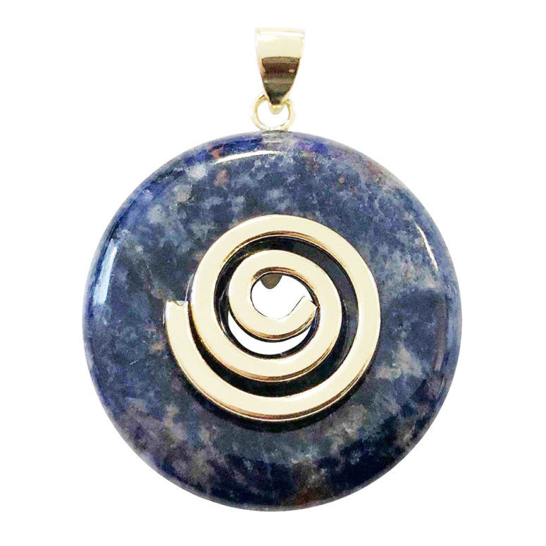 pendentif sodalite pi chinois