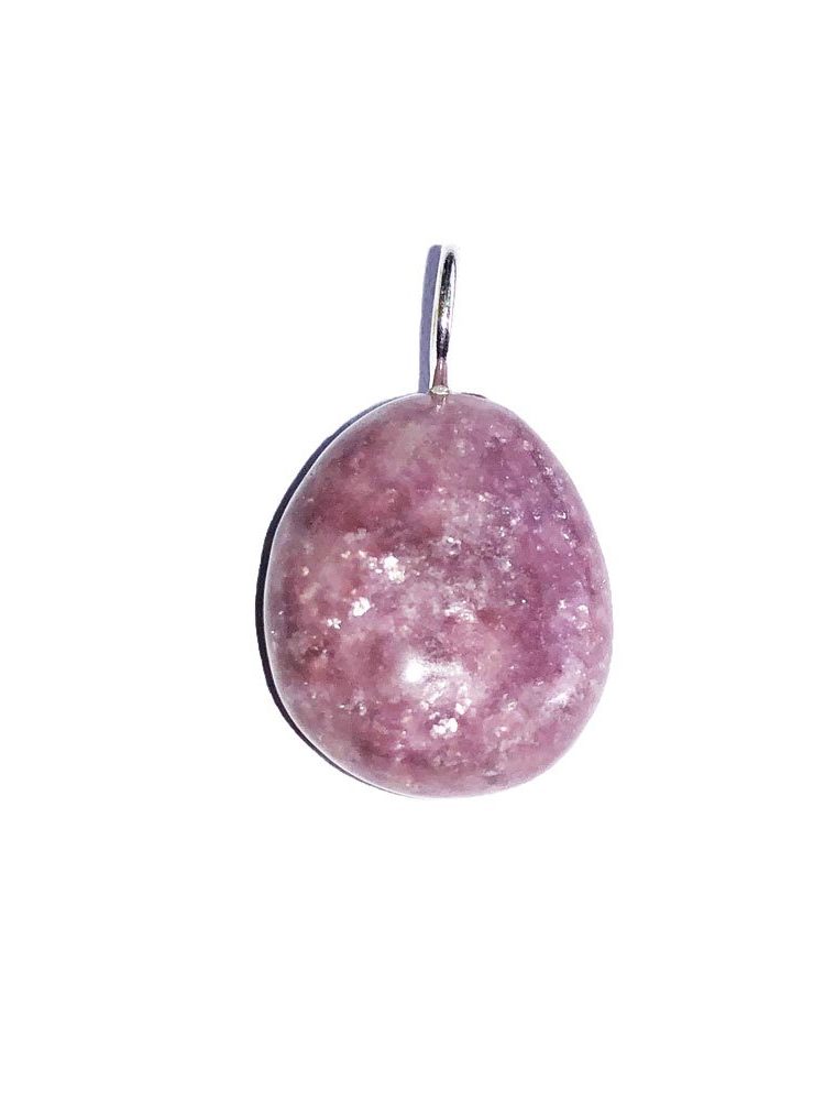 pendentif tourmaline rose pierre roulée