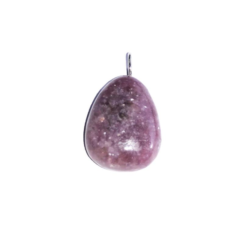 pendentif tourmaline rose pierre roulée