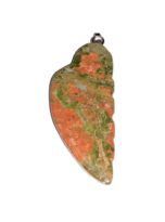 pendentif unakite aile d’ange