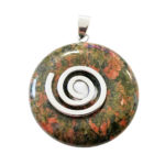 pendentif unakite pi chinois