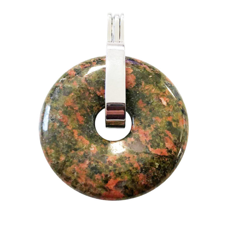 pendentif unakite pi chinois