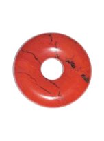 pi chinois donut jaspe rouge 20mm