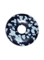 pi chinois donut obsidienne neige 20mm