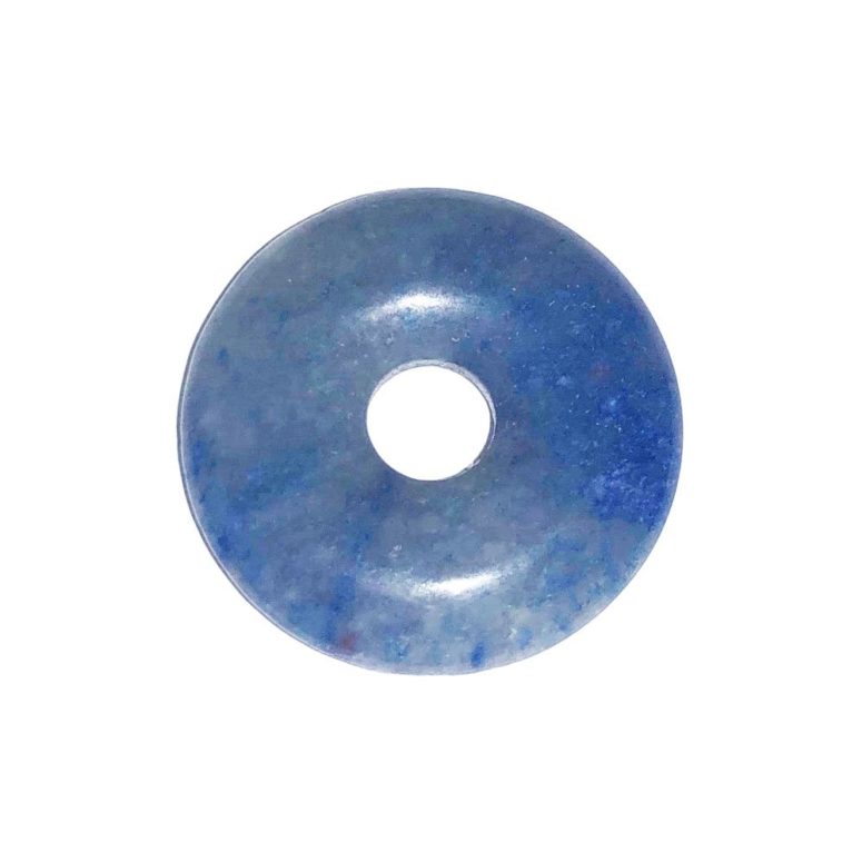 pi chinois donut quartz bleu 20mm