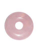 pi chinois donut quartz rose 20mm