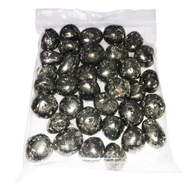 sachet pierres roulées pyrite du pérou 1kg