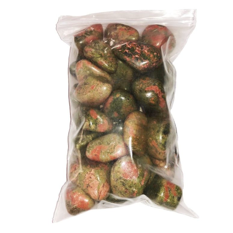 sachet pierres unakite