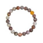 bracelet agate du botswana pierres boules 8mm