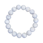 bracelet calcédoine pierres boules 10mm