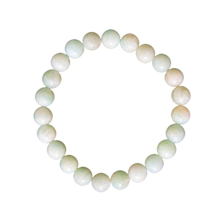 bracelet amazonite pierres boules 8mm