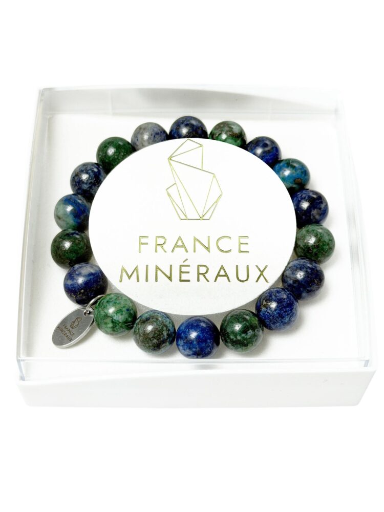Bracelet Chrysocolle - Perles de 10mm