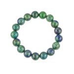 bracelet chrysocolle pierres boules 10mm