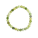 bracelet chrysoprase citron pierres boules 6mm