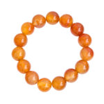 bracelet cornaline pierres boules 12mm