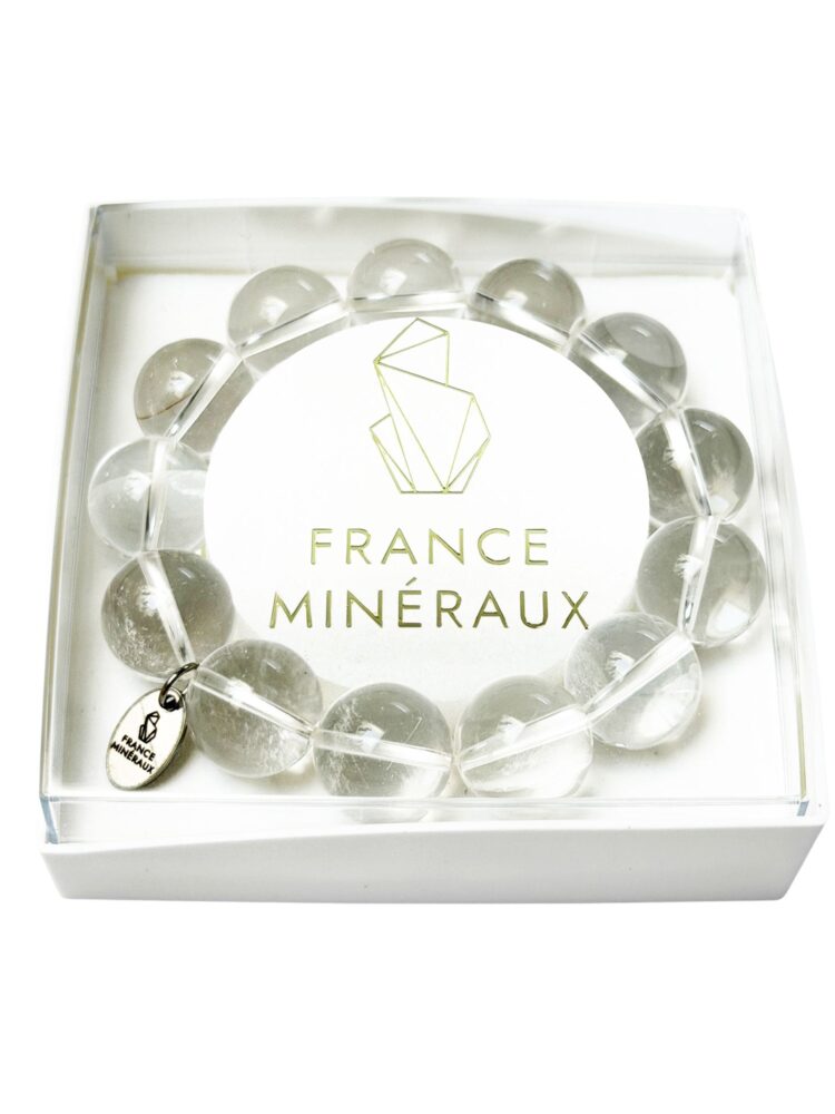 Bracelet Cristal de Roche - Perles de 14mm