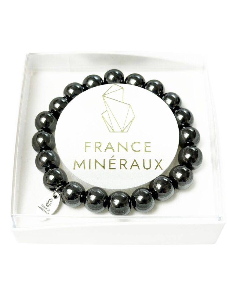 Bracelet Hématite - Perles de 10mm