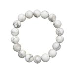 bracelet howlite pierres boules 10mm