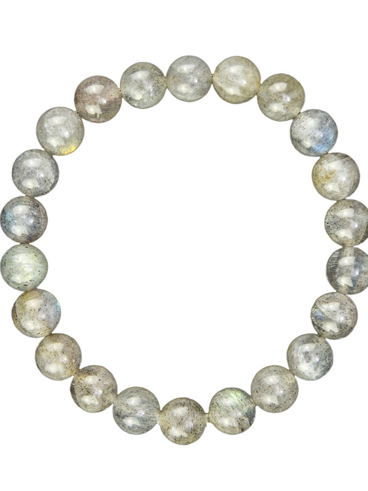 bracelet labradorite pierres boules 8mm