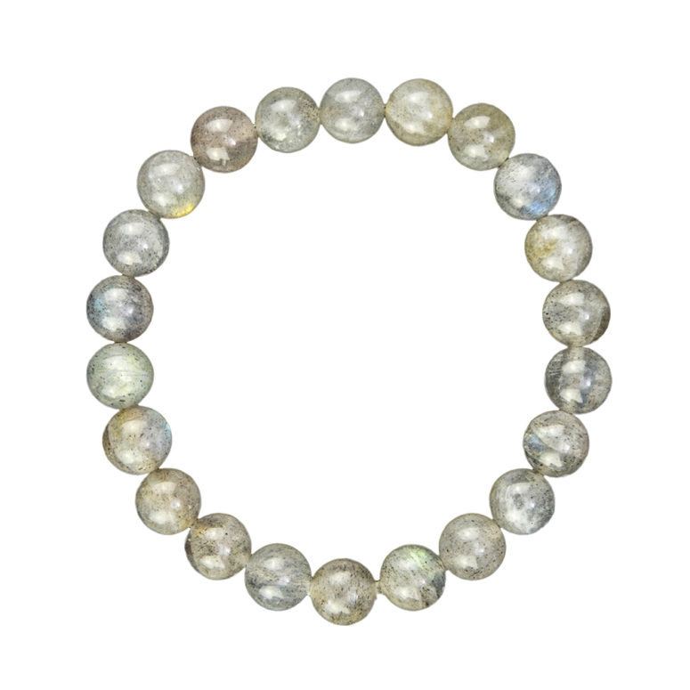 bracelet labradorite pierres boules 8mm