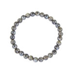 bracelet labradorite avec inclusions pierres boules 6mm