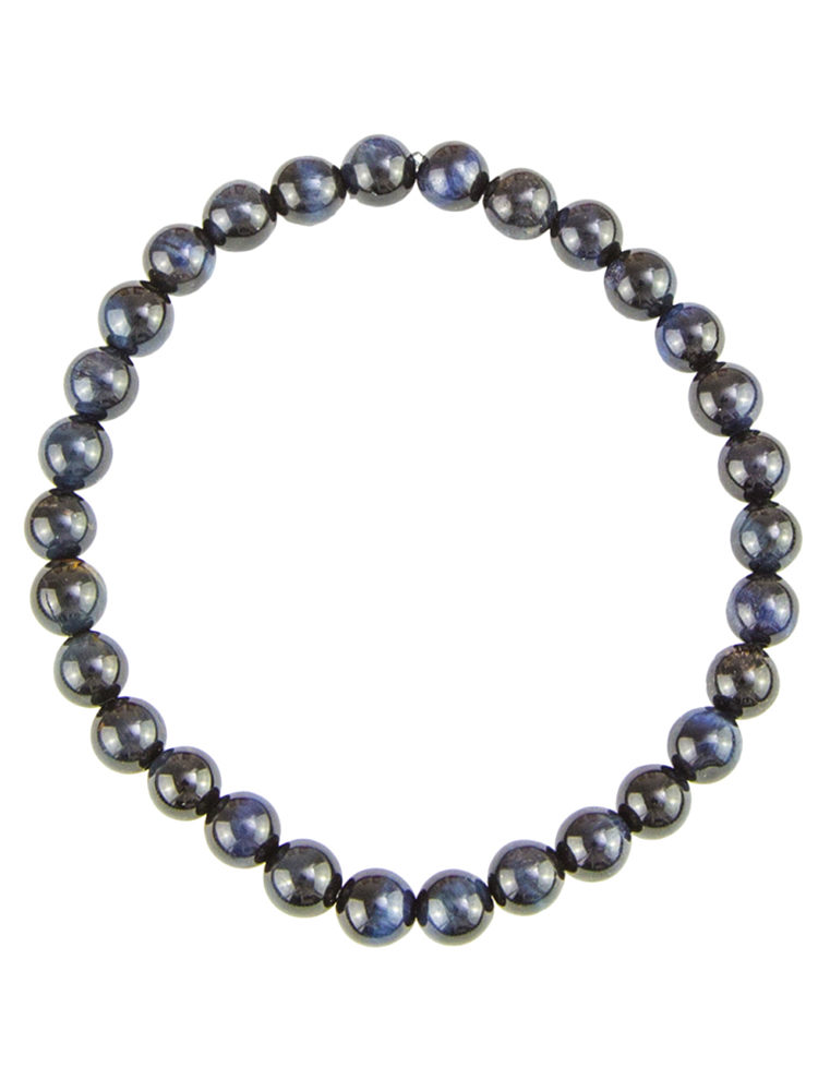 bracelet oeil de faucon pierres boules 6mm