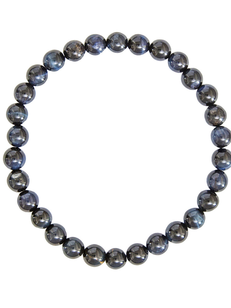 bracelet oeil de faucon pierres boules 6mm