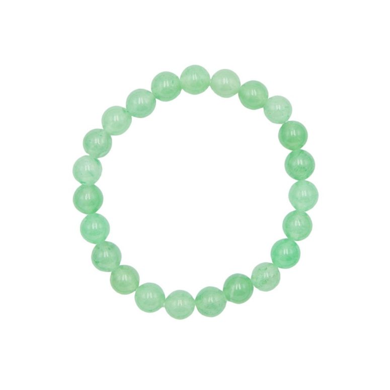 bracelet aventurine pierres boules 8mm