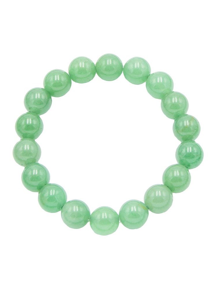 bracelet aventurine pierres boules 10mm