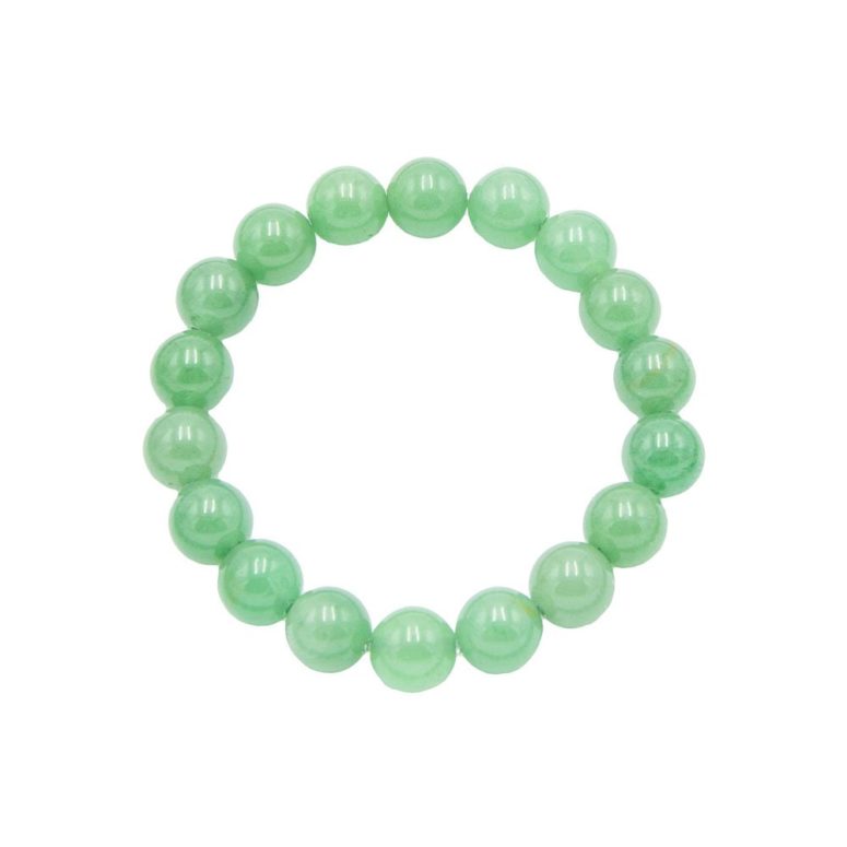 bracelet aventurine pierres boules 10mm