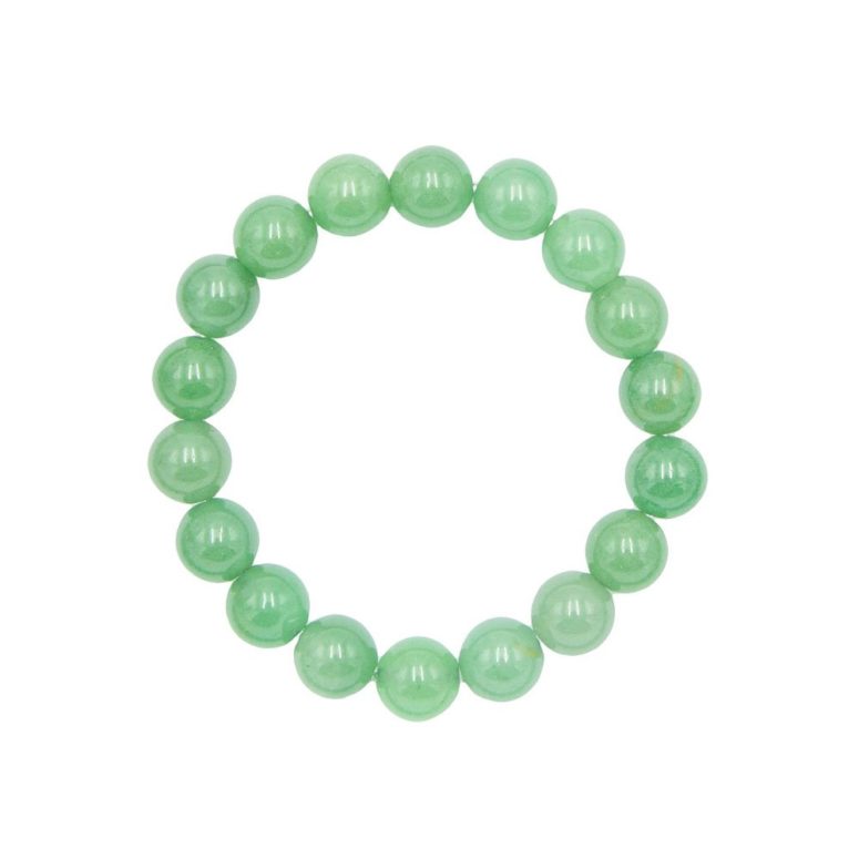 bracelet aventurine pierres boules 10mm