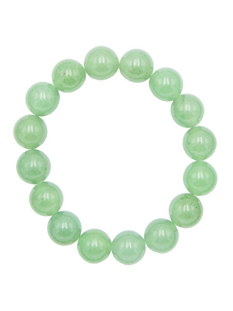 bracelet aventurine pierres boules 12mm